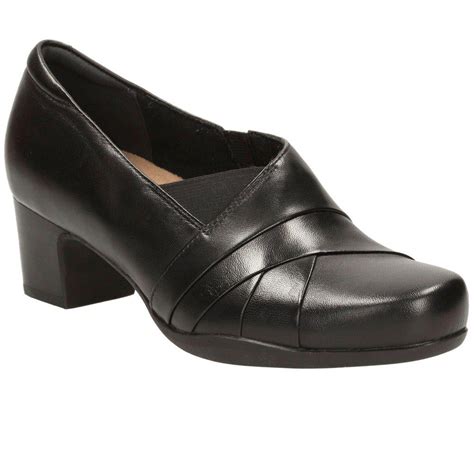 Lyst - Clarks Rosalyn Adele Wide Womens Smart Shoes in Black