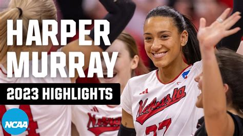 Harper Murray 2023 NCAA volleyball tournament highlights - YouTube