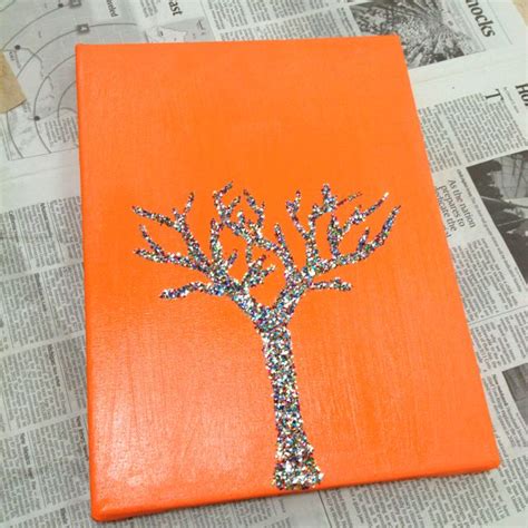 Art project. With glitter. elmers glue your favorite color of crayola paint and some colored ...