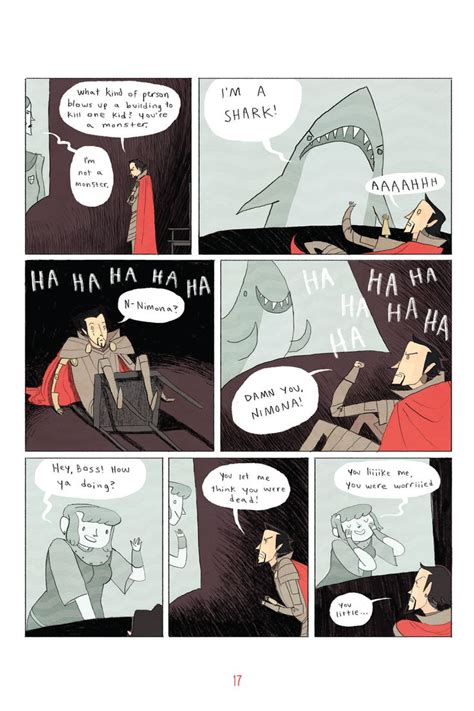 Nimona TPB - Read Nimona TPB comic online in high quality | Graphic novel, Comic page, Cute drawings