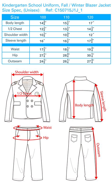 Kindergarten School Uniform,Girl’s Long Sleeve Shirt: