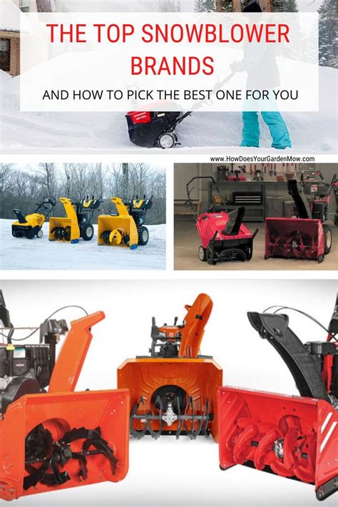 Top Snow Blower Brands & How to Chose the Right One | Snow blower, Lawn care business, Lawn care ...