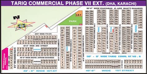 DHA Phase 7 Ext : Tariq Commercial - Karachi DHA Commercial Maps ...