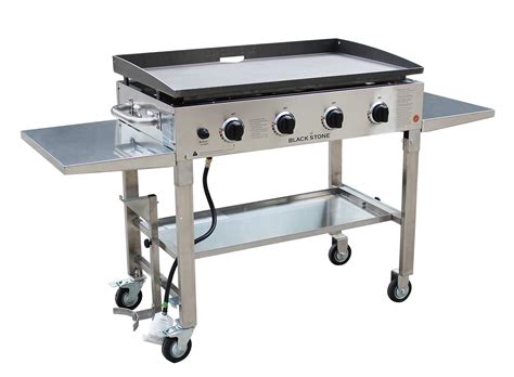 Blackstone 36 inch Stainless Steel Outdoor Cooking Gas Grill Griddle ...