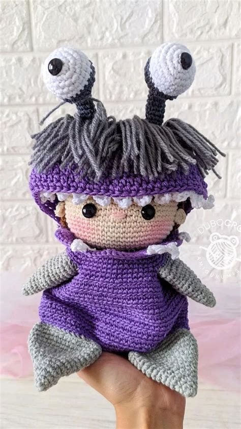 Boo monster inc crochet amigurumis | Monstruos de ganchillo, Ganchillo amigurumi, Muñecos de ...