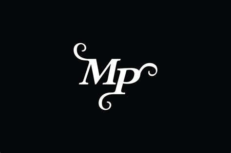 Monogram MP Logo V2 Gráfico por Greenlines Studios · Creative Fabrica