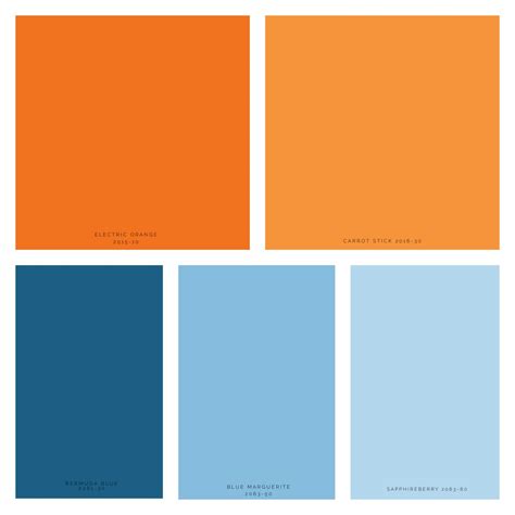 Discover Color Preview®- Inspiring Color Collections | Benjamin Moore | Orange color schemes ...