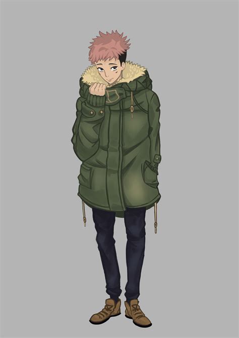 Winter outfit: Yuji Itadori : r/JuJutsuKaisen