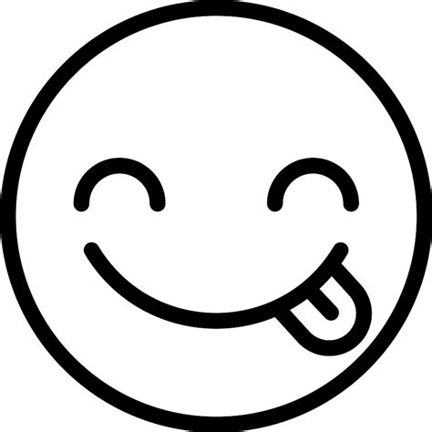 Tongue Emoji Vector SVG Icon - SVG Repo