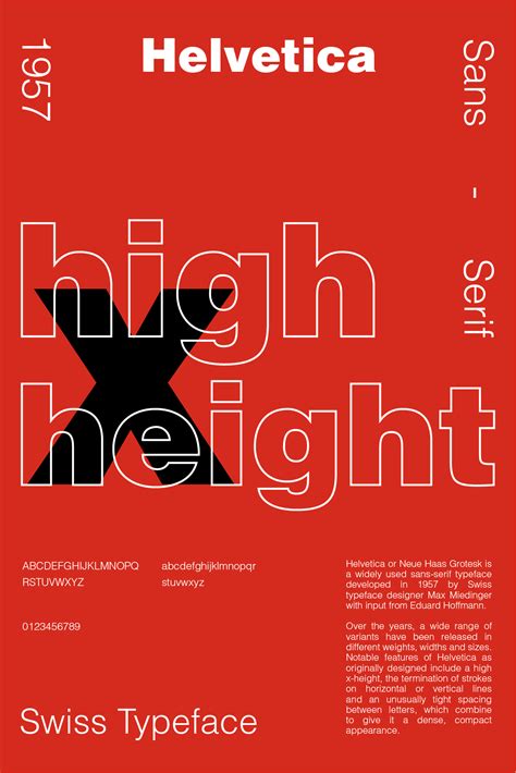 Typography Poster Helvetica