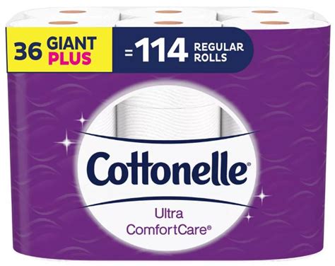 Cottonelle Ultra ComfortCare Giant Roll Bath Tissue, 2-Ply 200-Sheet ...