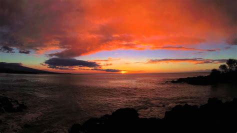 Beautiful Sunset at Hapuna Beach Prince Hotel 12-27-13 - YouTube