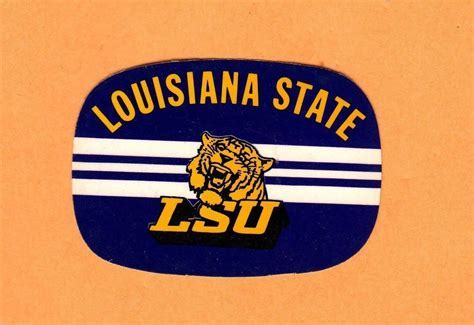 Vintage lsu Logos