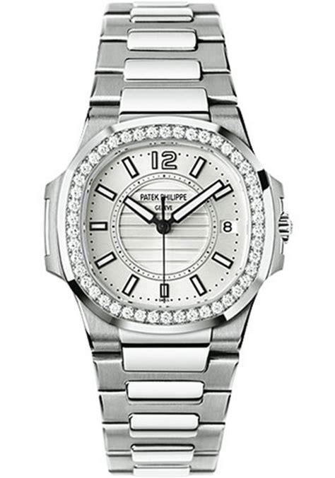 Patek Philippe Nautilus Ladies White Gold Watches