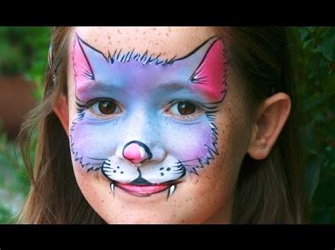 Cute Cat Face Painting