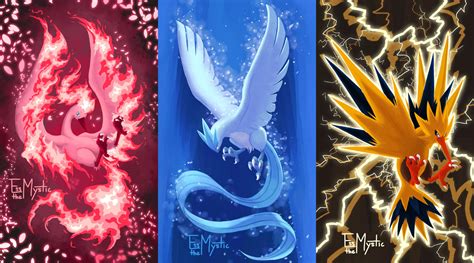 Shiny Legendary Bird Trio by EsstheMystic on DeviantArt