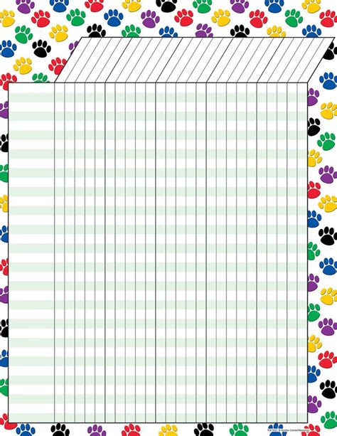 Teacher Sticker Chart Printable Sticker Charts For School | Incentive ...