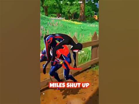 If Spider-Man 2099, Miguel O’Hara played Fortnite with Miles Morales # ...