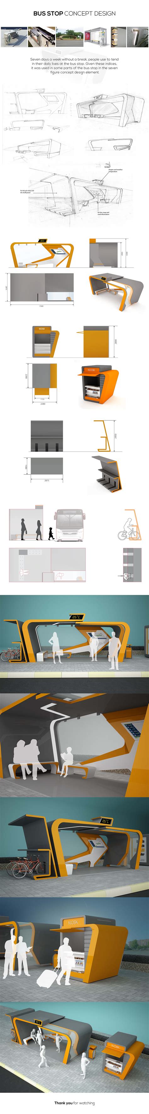 Bus stop Concept Design :: Behance