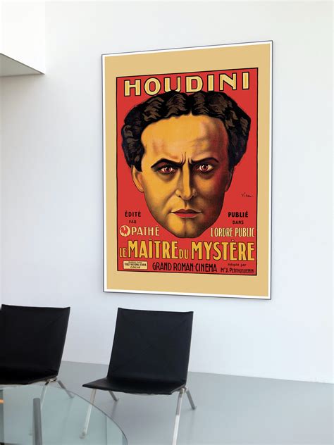 Vintage Houdini Poster (digitally retouched) – Magicseen Magazine