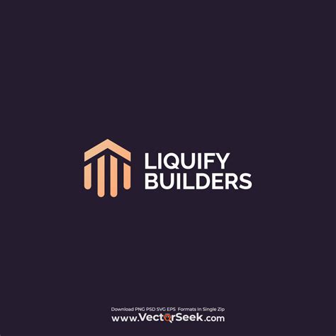 Liquify Builders Logo Template - (.Ai .PNG .SVG .EPS Free Download)