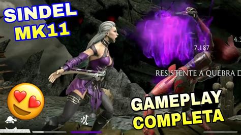 Sindel MK 11 Gameplay Completa da Personagem no Mortal Kombat Mobile - YouTube