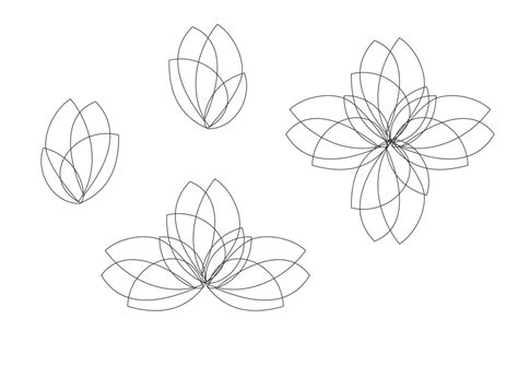 flower doodle line art vector image illustrations 21654132 Vector Art ...