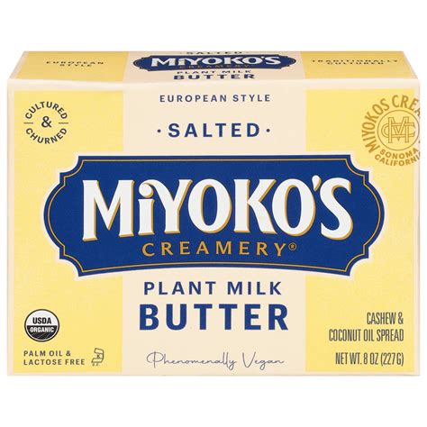 Miyoko's Creamery European Style Salted Plant Milk Butter - Shop Butter & margarine at H-E-B