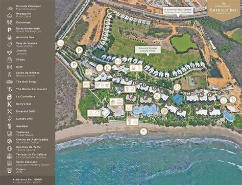 Resort Map | Pueblo Bonito Emerald Bay | Mazatlan, Mexico