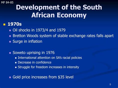 PPT - Overview of the South African Economy Mohr and Fourie, chapter 5 ...