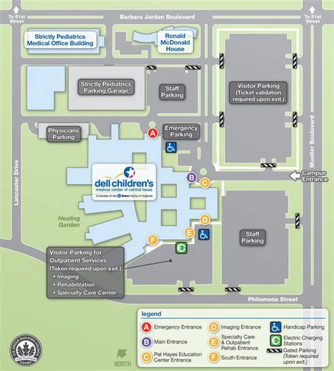 Campus Map | Campus map, Children's medical center, Campus