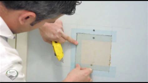 How 2-For U: Drywall Repair - Patching a large hole in your wall. - YouTube