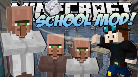 Minecraft | SCHOOL MOD! (Make School FUN & EXPLOSIVE!) | Mod Showcase - YouTube