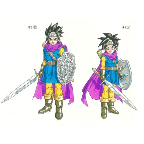 Dragon Quest 3 Classes Artwork both Nes and Snes by Akira Toriyama : dragonquest Character Art ...