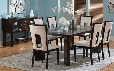 Delano Espresso Cherry Extendable Rectangular Dining Room Set from ...