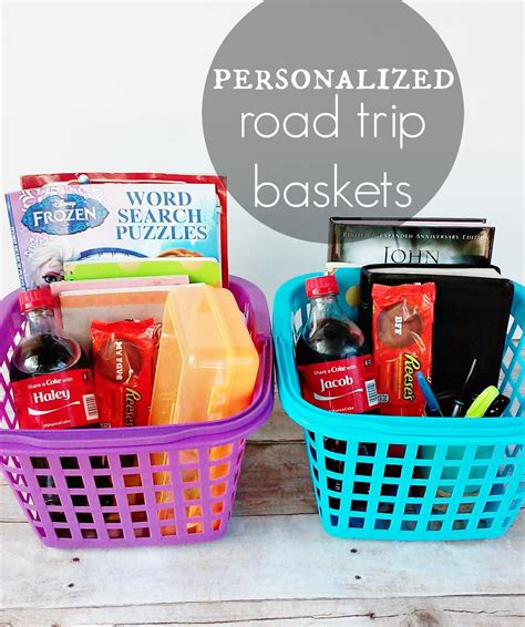 road trip baskets #ShareYourSummer #ad | Road trip basket, Vacation gift basket, Road trip gifts