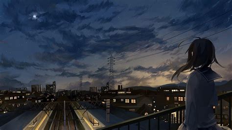 Anime Night City Wallpapers - Top Free Anime Night City Backgrounds ...