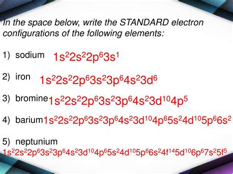 Barium Electron Configuration