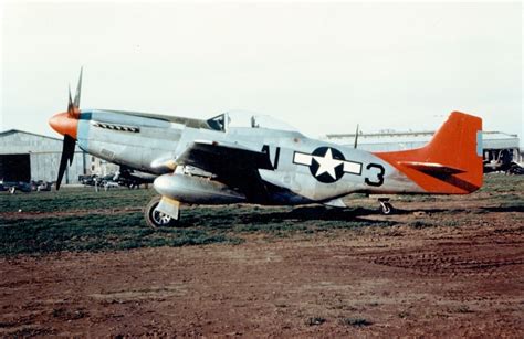 ww1ww2photosfilms: “ P-51D of the 99th Fighter Squadron, 332nd Fighter Group shows off it ...