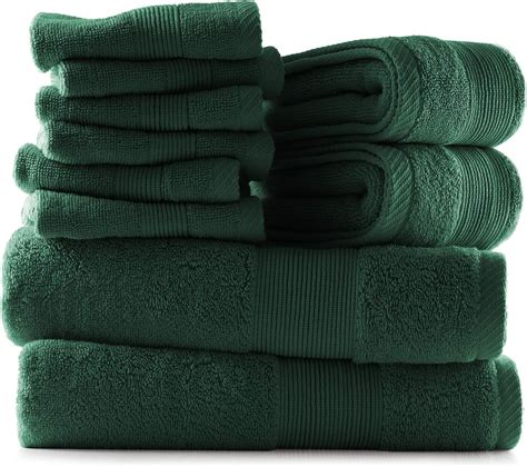 Amazon.com: Hearth & Harbor Bath Towels for bathroom - 100% Ring Spun Cotton Luxury Bathroom ...