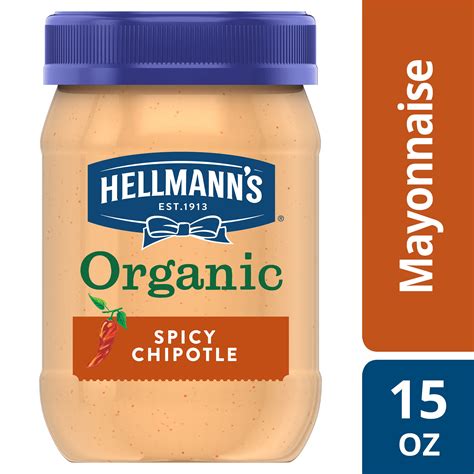 Hellmann's Mayonnaise Organic Spicy Chipotle 15 oz – BrickSeek