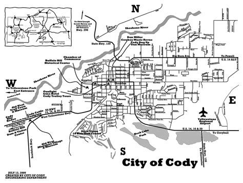 Map Of Cody Wyoming – Verjaardag Vrouw 2020