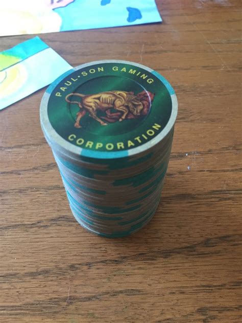 Auction - 20 Paulson Over Sized Chips | Poker Chip Forum