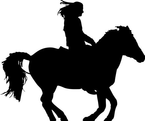 Horse&Rider Equestrian Silhouette Clip art - rider png download - 2326* ...