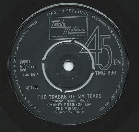 Smokey Robinson And The Miracles - The Tracks Of My Tears (1969, Push Out Centre, Vinyl) | Discogs