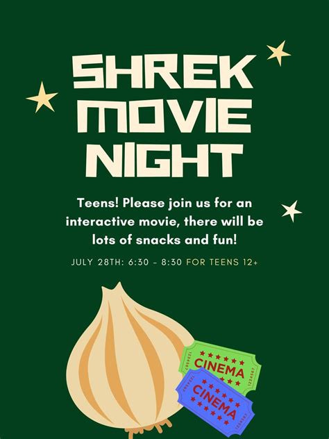 Shrek Interactive Movie Night (Teens) | Hoopla