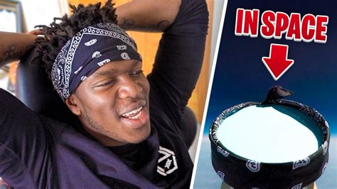 KSI REACTING TO HIS BANDANA GOING TO SPACE - YouTube