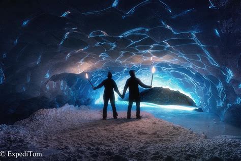 Exploring Ice Caves in Switzerland - ExpediTom