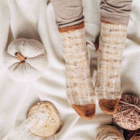 Easy Textured Socks with Stripes Knitting Pattern - Textural Socks ...