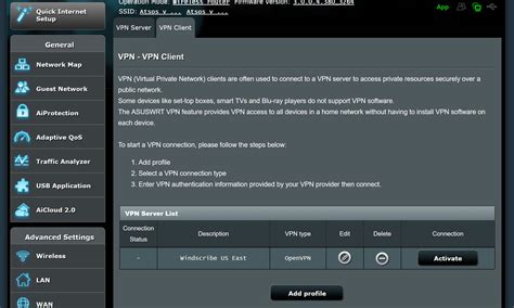 Asus Router Setup Guide - Windscribe